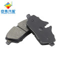 D1308 car brake pads slotted and chamfered shims fitted auto brake pads for bmw